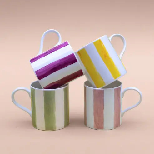 Lemon Striped Mug