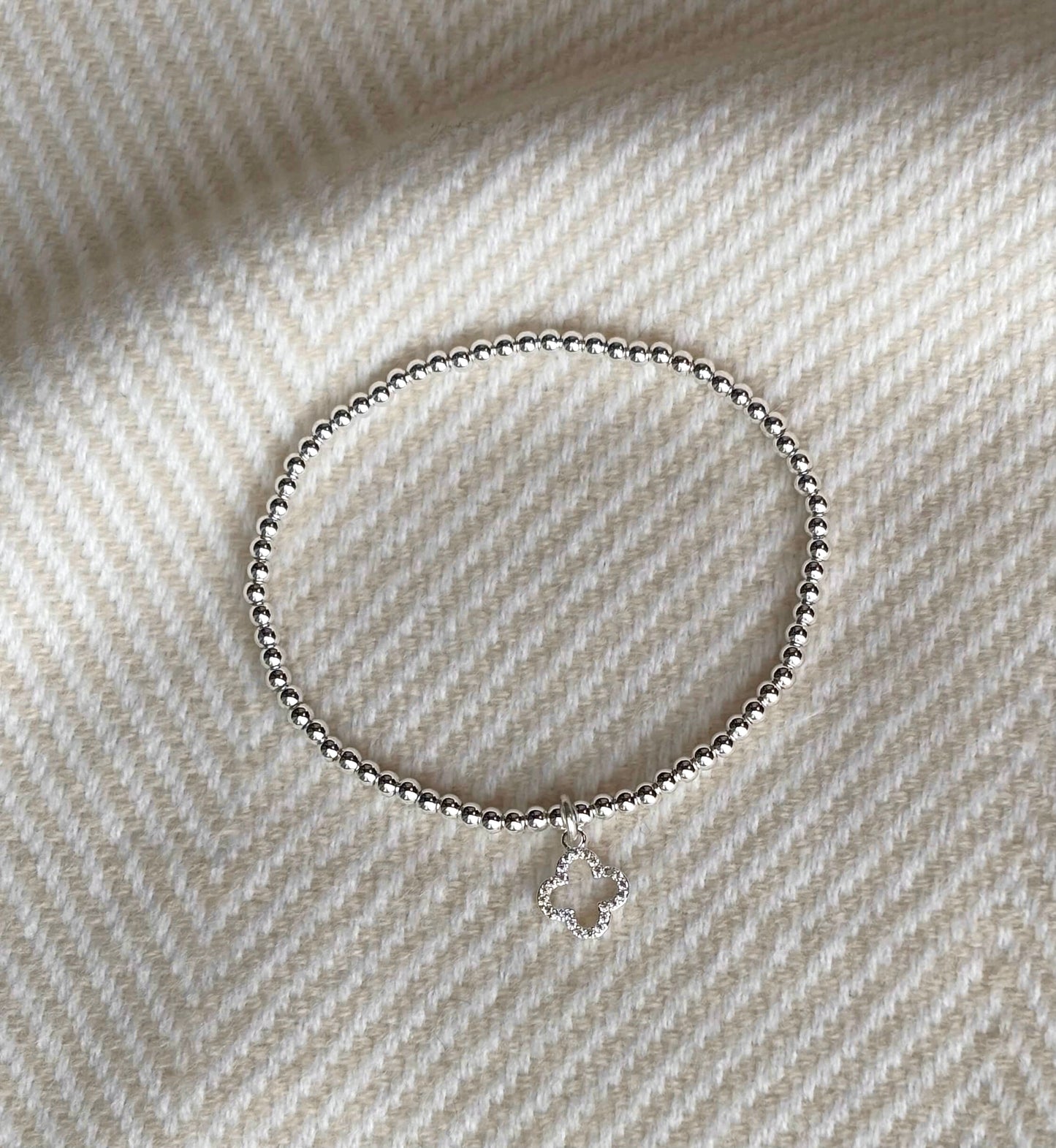 Enya Clover Silver Bracelet