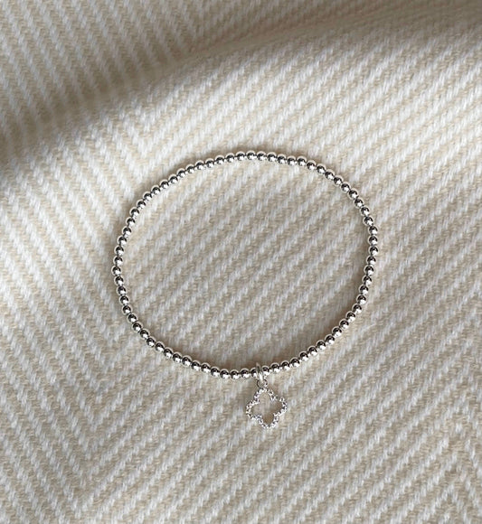 Enya Clover Silver Bracelet