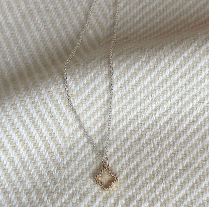 Enya Clover 16" Gold Necklace