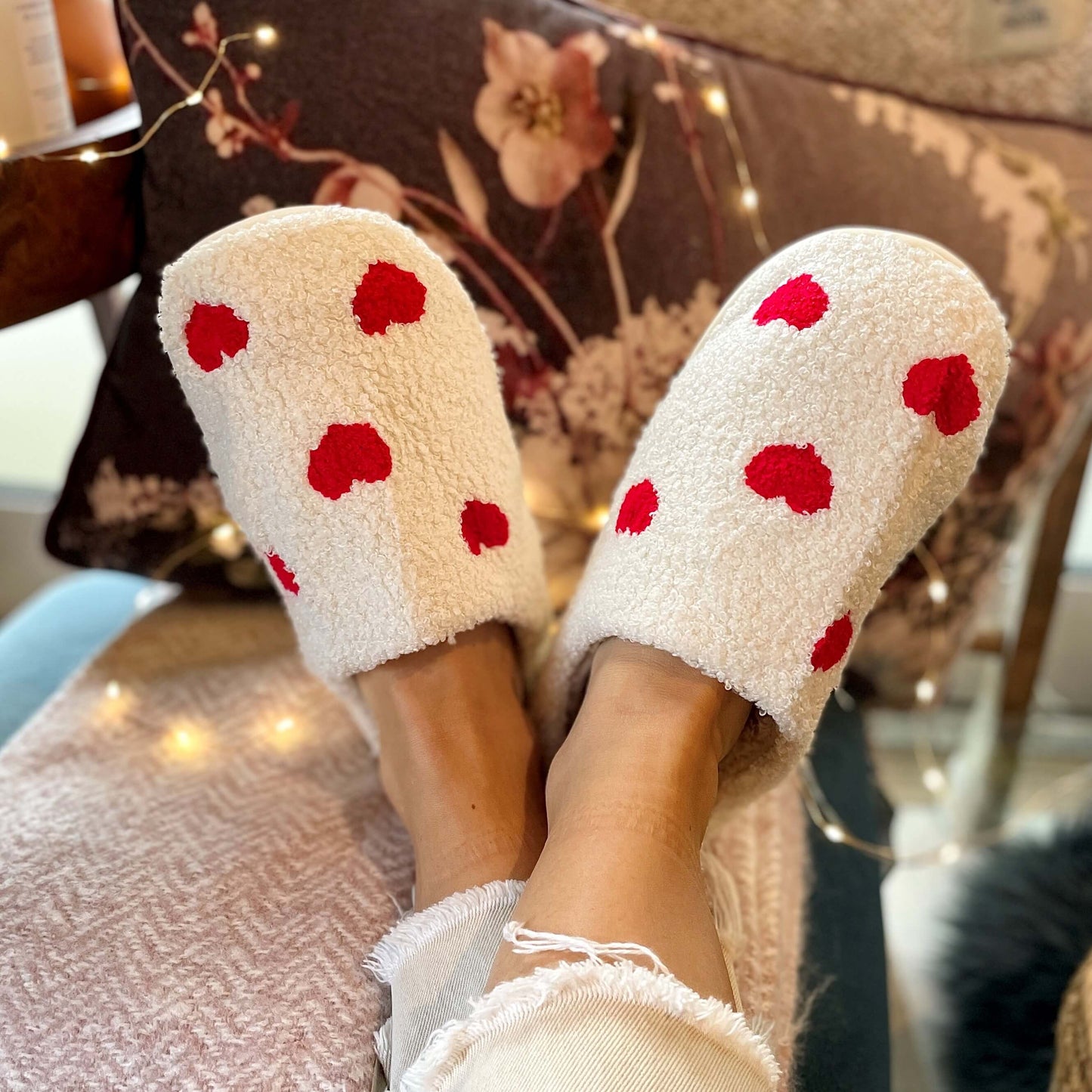 Hearts All Over Slippers