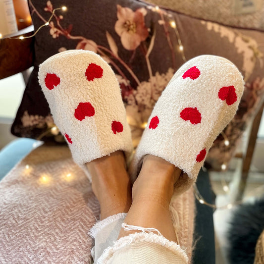 Hearts All Over Slippers