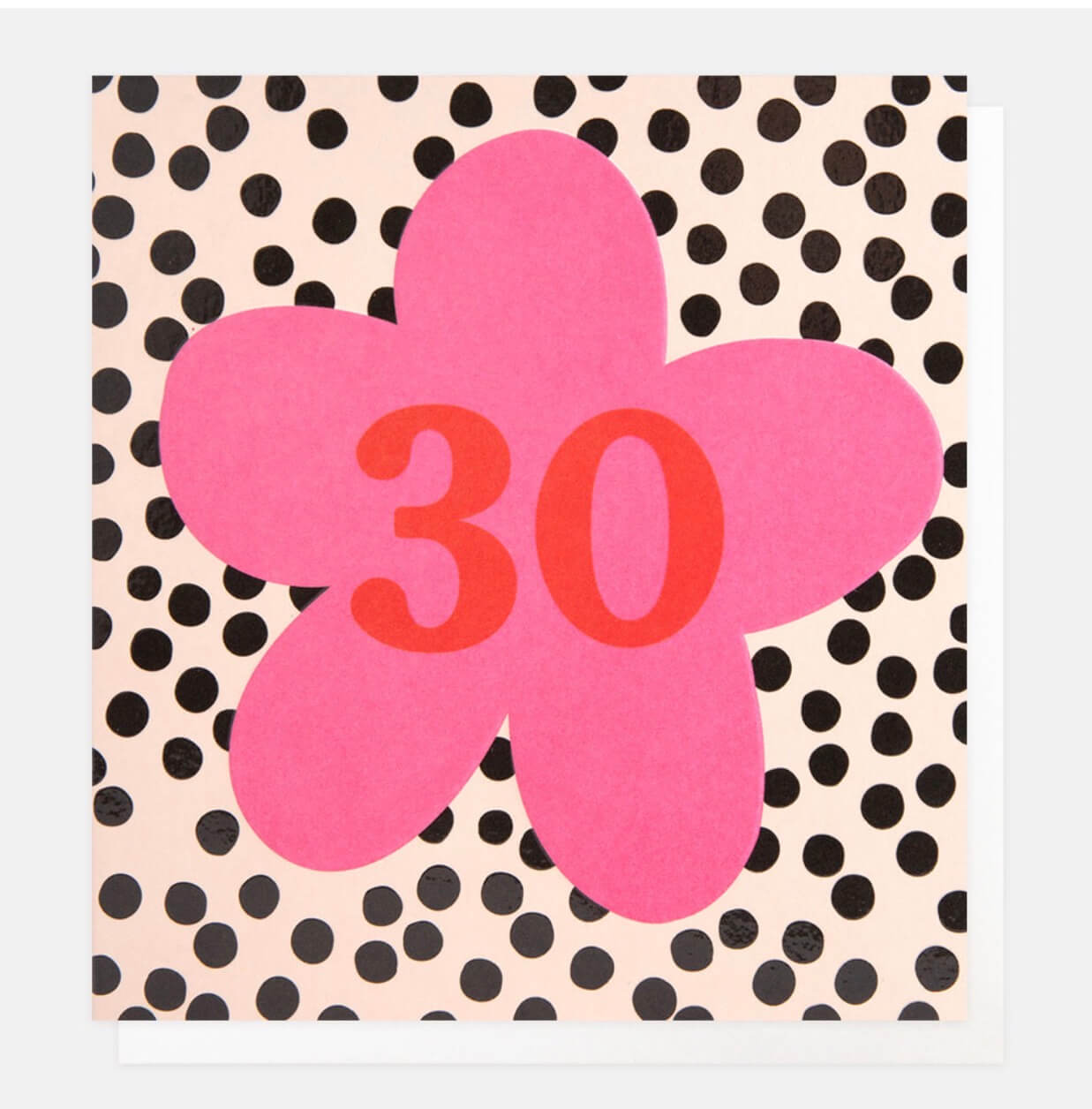 30th Birthday Bright Pink Flower