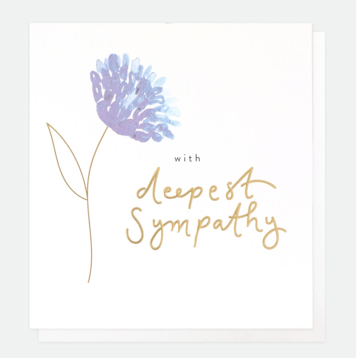 With Sympathy Lilac Flower