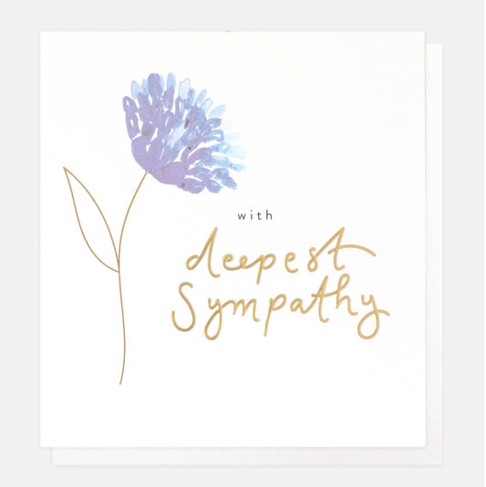 With Sympathy Lilac Flower