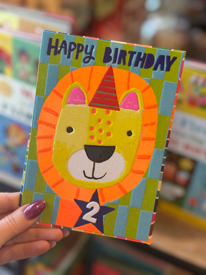 Age 2 Party Lion