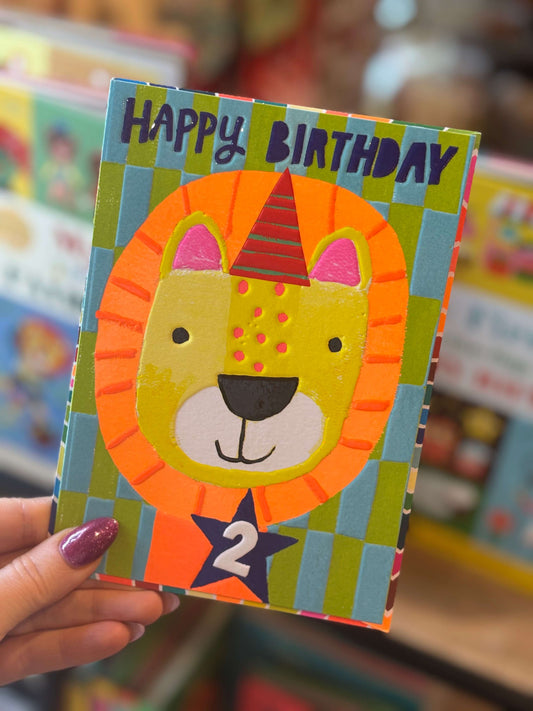 Age 2 Party Lion