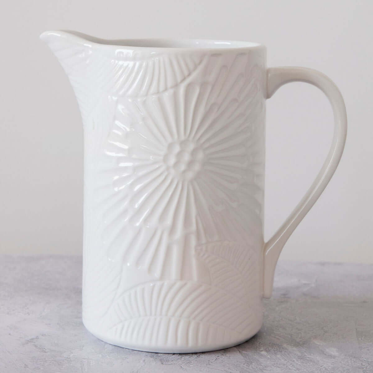 Panama Pitcher Jug White