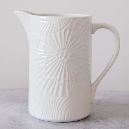 Panama Pitcher Jug White