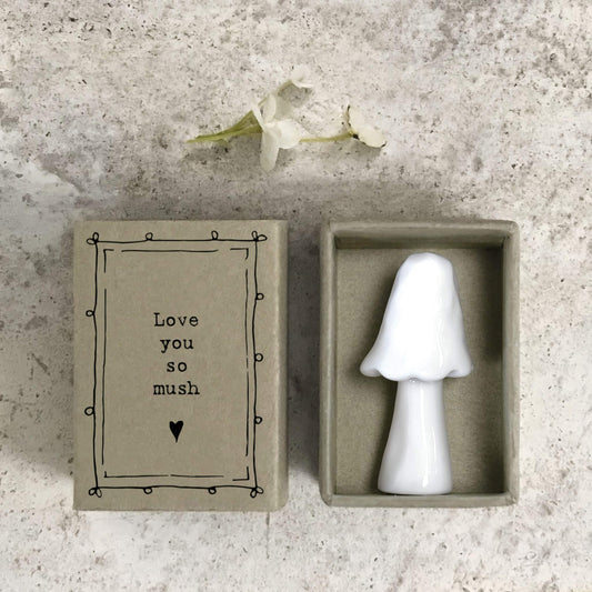 Mushroom Love You Matchbox