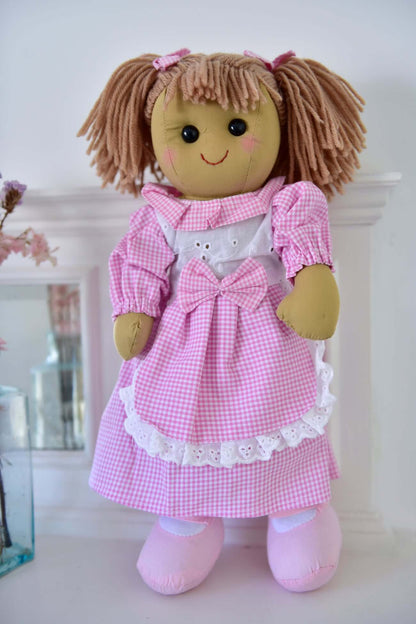 Georgia Gingham Dress Rag Doll