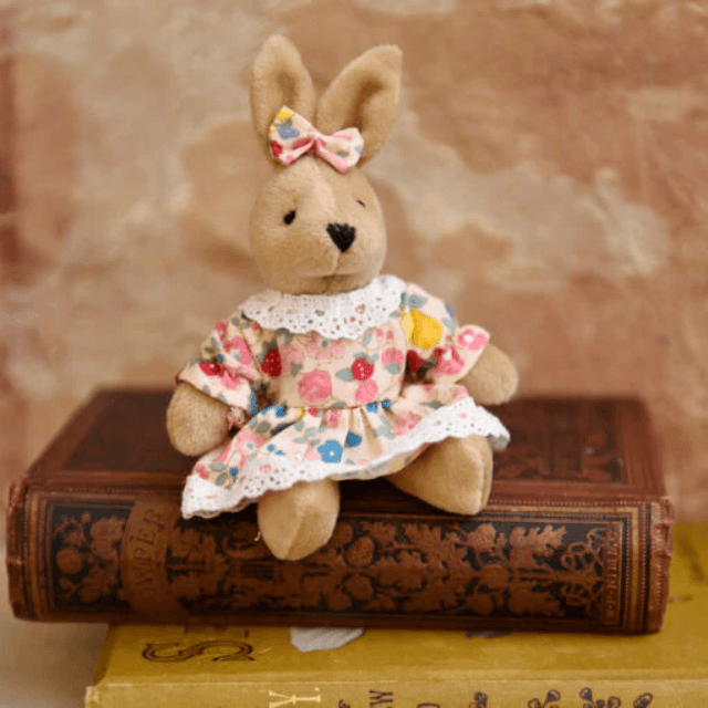 Mini Rabbit In Floral Dress