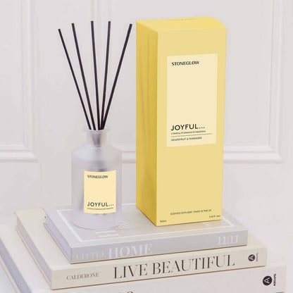 Affirmations - Joyful - Grapefruit & Mandarin - Scented Reed Diffuser 160ml