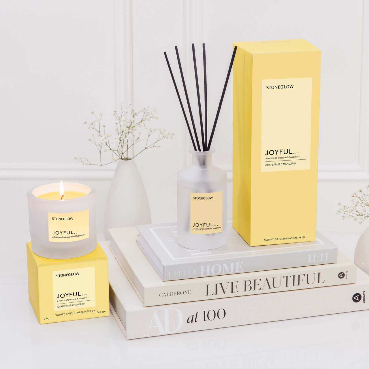 Affirmations - Joyful - Grapefruit & Mandarin - Scented Reed Diffuser 160ml
