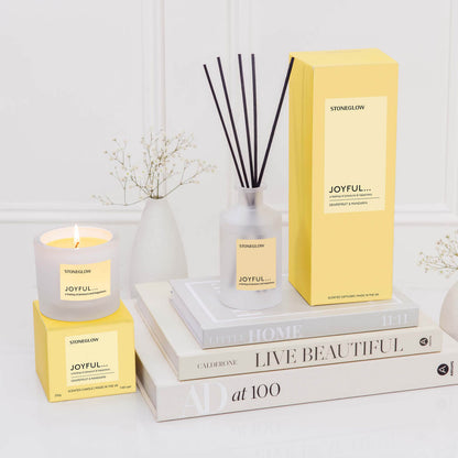 Affirmations - Joyful - Grapefruit & Mandarin - Scented Reed Diffuser 160ml