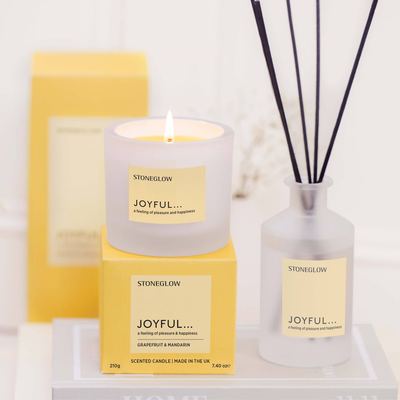 Affirmations - Joyful - Grapefruit & Mandarin - Scented Reed Diffuser 160ml
