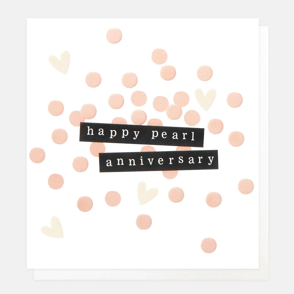 Pearl Anniversary Ticker Tape