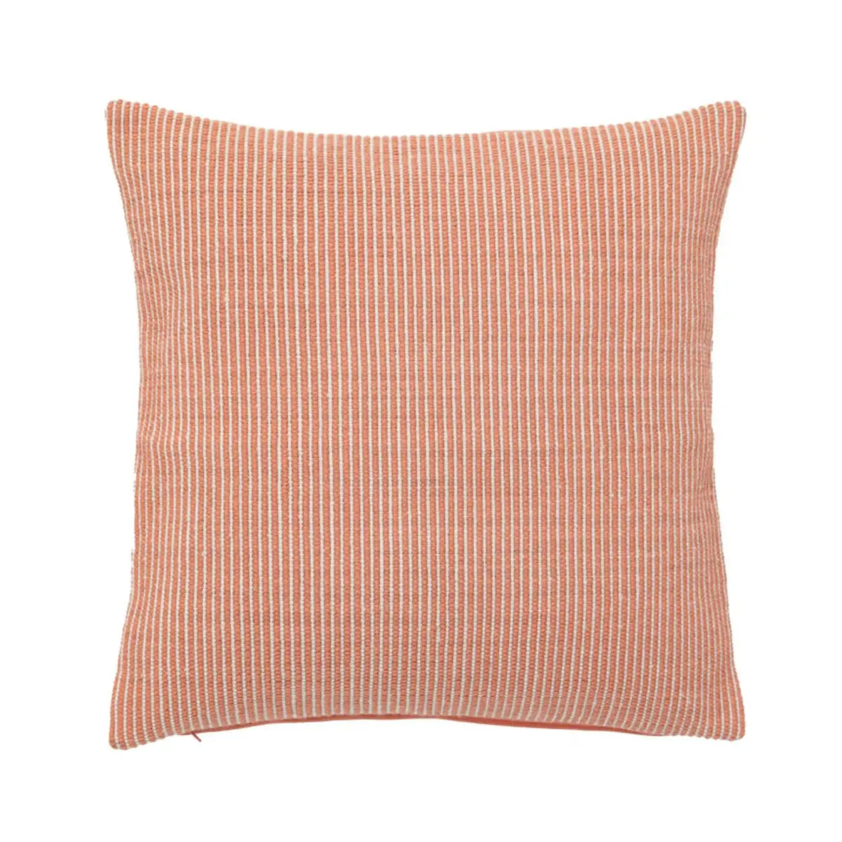Ula Apricot Pinstripe Cushion