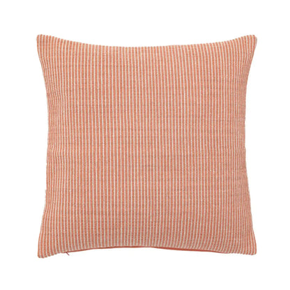Ula Apricot Pinstripe Cushion