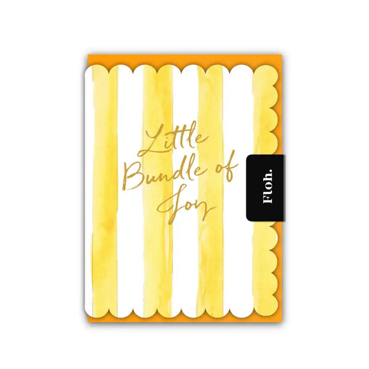Little Bundle Of Joy Lemon Stripes
