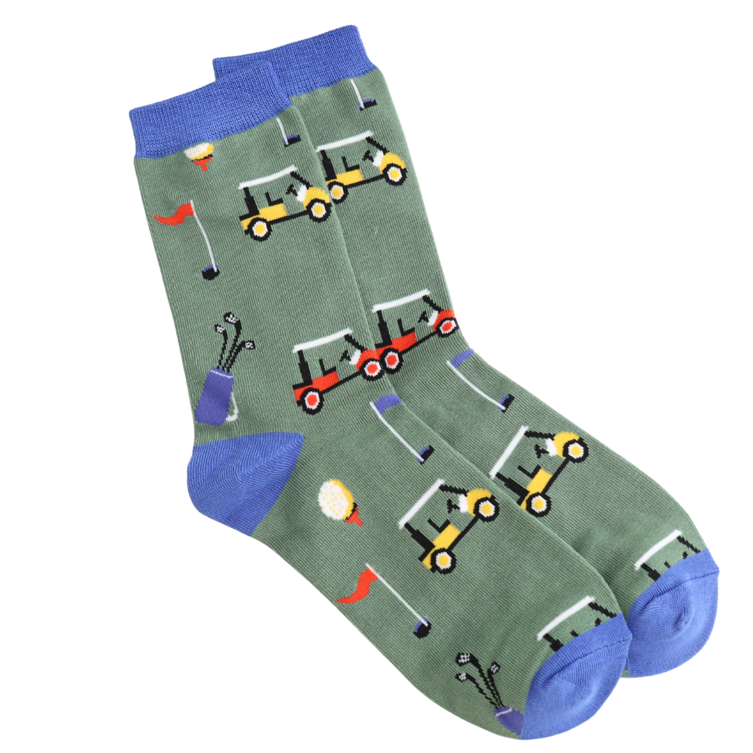 Mens Golfing Socks - Sage
