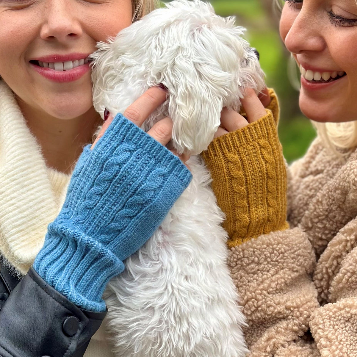 Knitted Fingerless Gloves