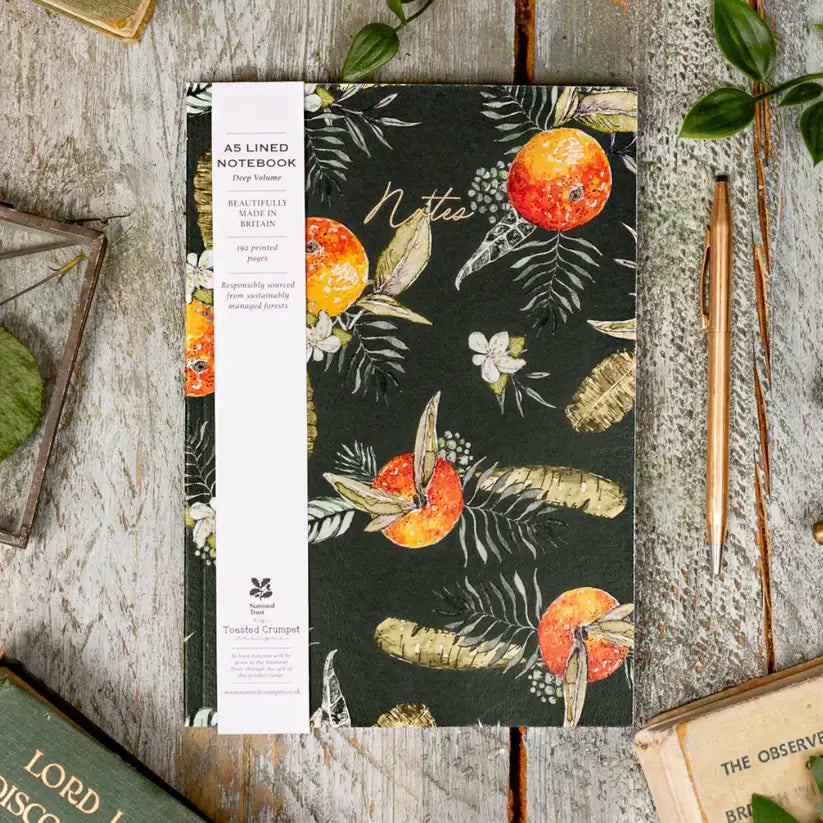Orange Noir A5 Chunky Notepad