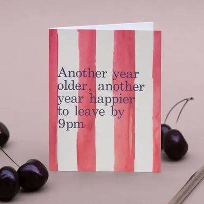 Another Year Happier To Leave By 9 Pink Stripes