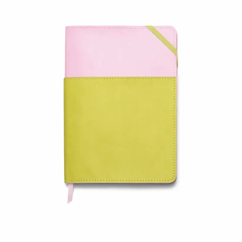 Vegan Leather Pocket Journal Lilac & Matcha