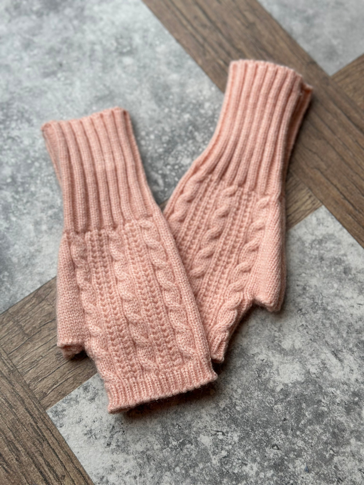 Knitted Fingerless Gloves