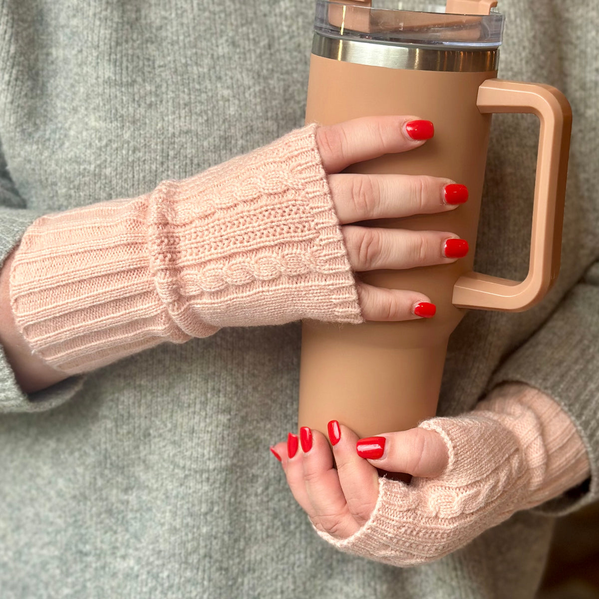 Knitted Fingerless Gloves