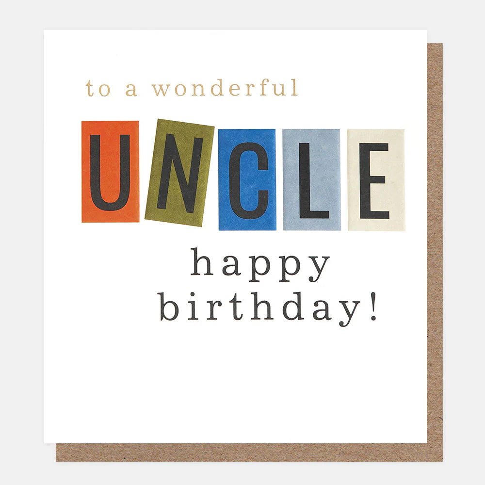 Wonderful Uncle Happy Birthday