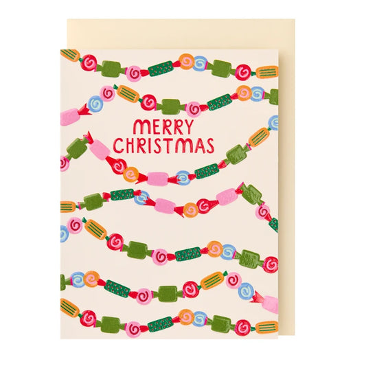 Paper Chains Christmas Card