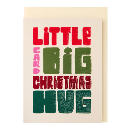 Little Card Big Christmas Hug Card