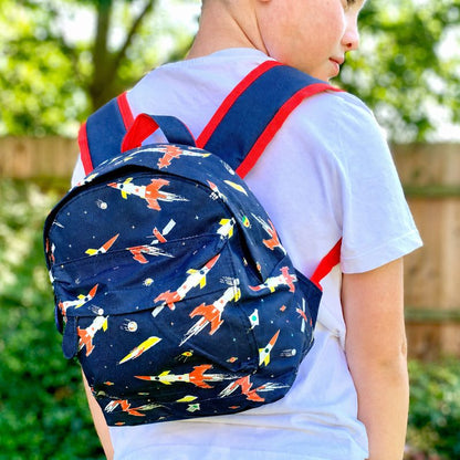 Space Age Rocket Mini Backpack