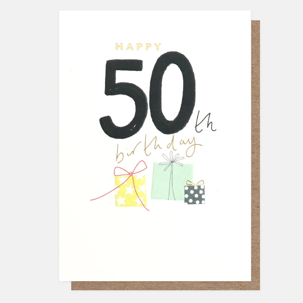 Happy 50th Birthday - Presents