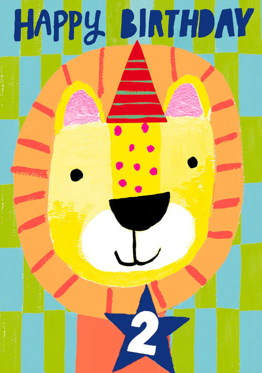 Age 2 Party Lion