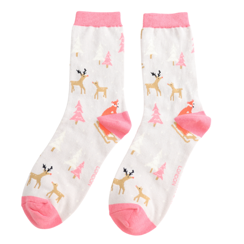 Festive Foxes Socks