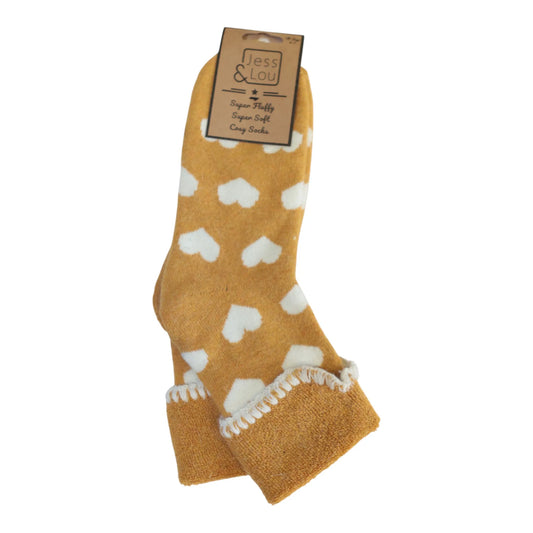 Heart Cuff Socks