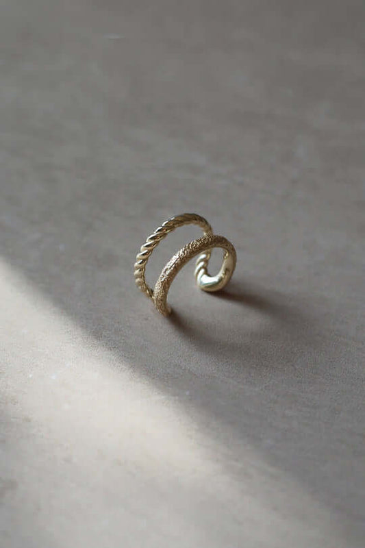 Tutti Gold Braid Ring