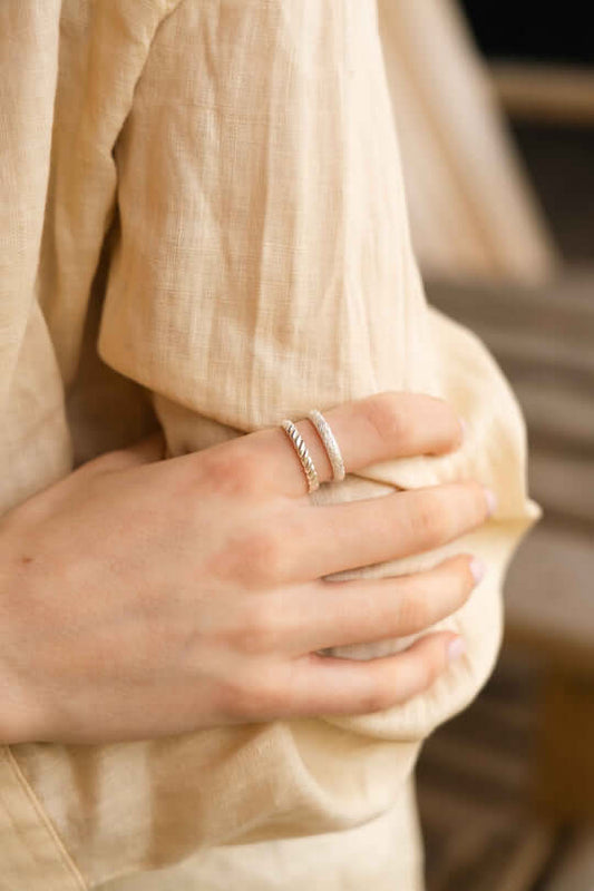 Tutti Gold Braid Ring