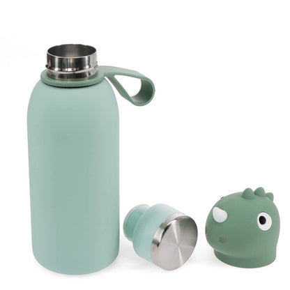 Children's animal head drinks bottle 350ml - Dinosaur