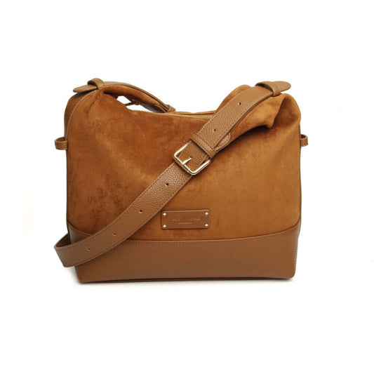 Fudge Suede Kensington Large Cross Body Bag
