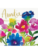 Auntie Happy Birthday Ink