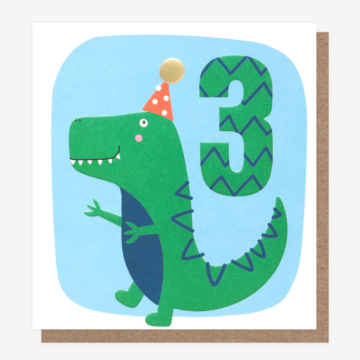 Dinosaur 3 Age Card