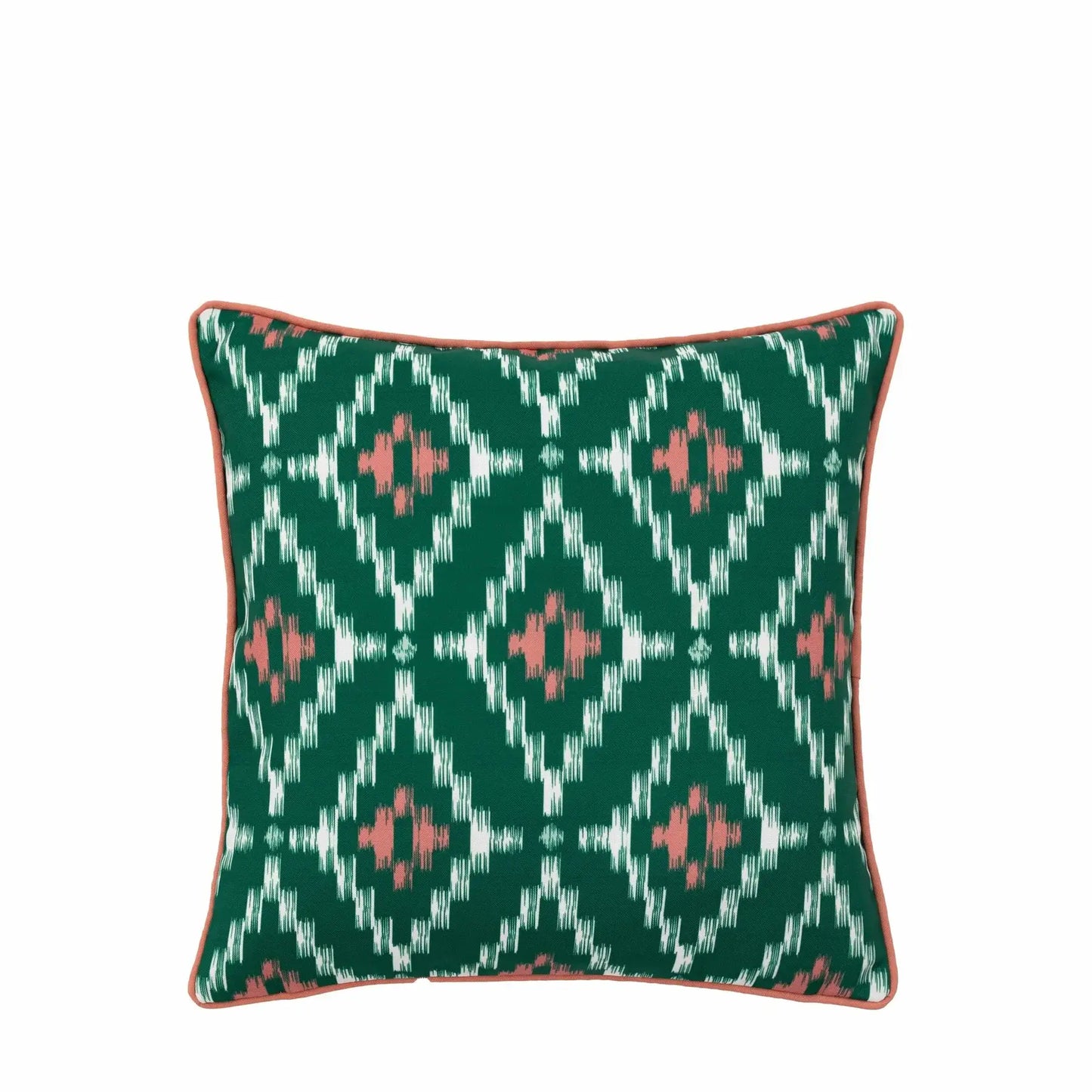 Aroha Green Geo Printed Cushion