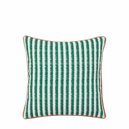 Aroha Green Geo Printed Cushion