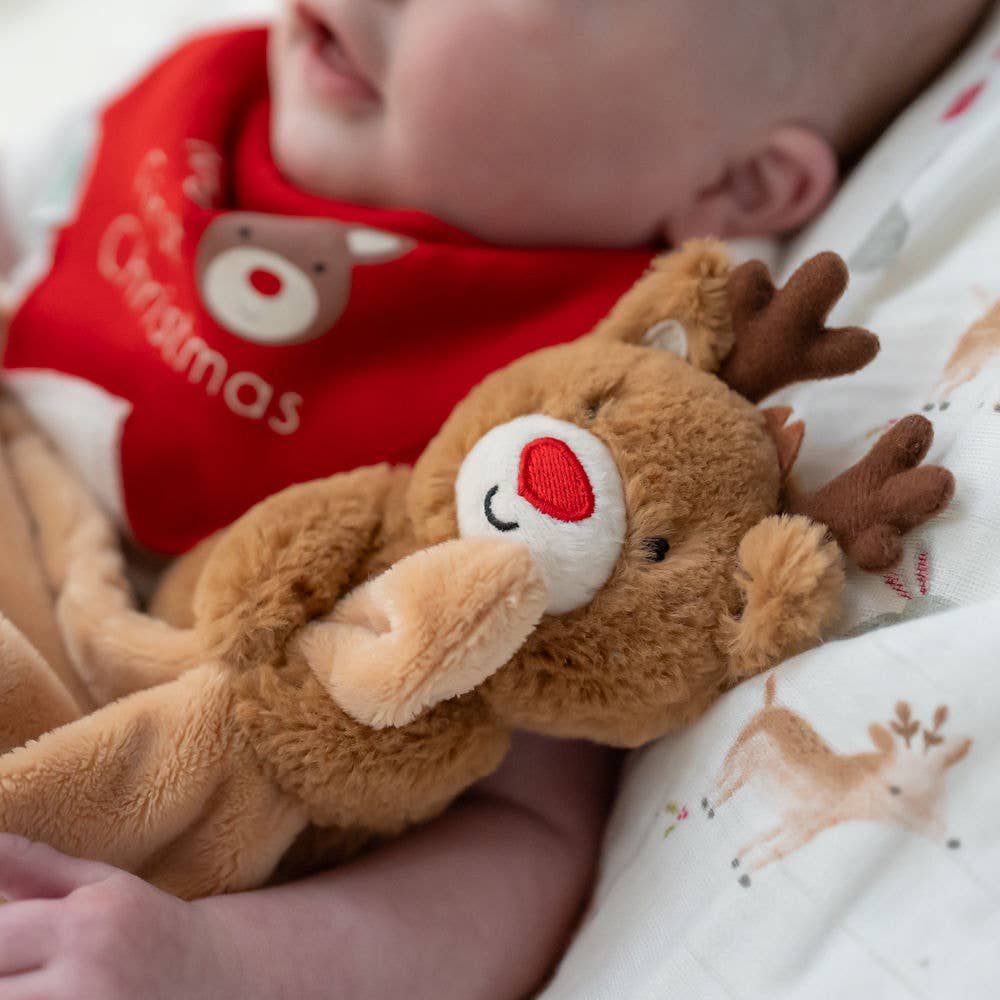 Reindeer Plush Comforter Blanket