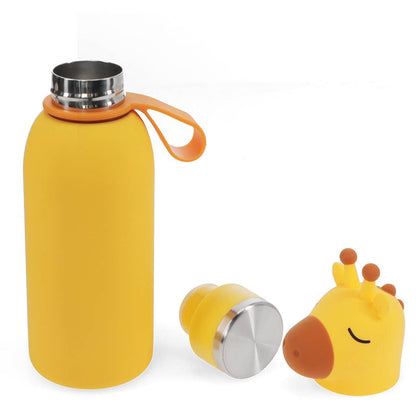 Children's animal head drinks bottle - Giraffe