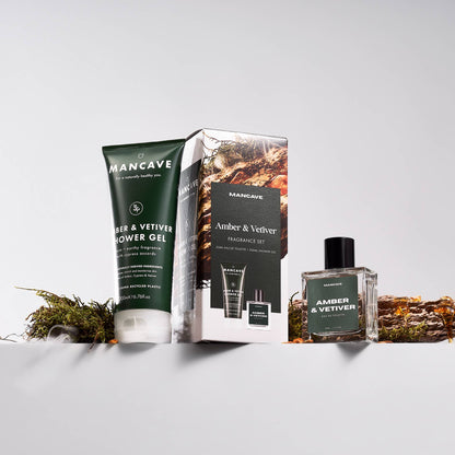 Amber & Vetiver Shower & Fragrance Duo